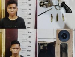 Polres Metro Polda Lampung Gerak Cepat Amankan Dua Pelaku Pengancaman Bersenjata Api Rakitan