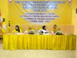 DPD II Partai Golkar Tulang Bawang  Buka Penjaringan Balon Ketua, Ini Jadwalnya.
