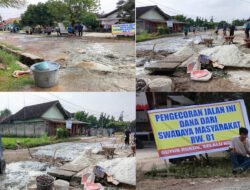 Tak Kunjung Diperbaiki Pemkot, Warga Banjarsari Inisiatif Cor Jalan Rusak