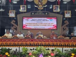 Peringati Hari Jadi ke-89 Kota Metro, DPRD Gelar Rapat Paripurna Khidmat dan Penuh Sinergi