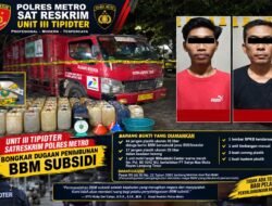 Reskrim Polres Metro Bongkar Dugaan Penimbunan BBM Subsidi, Dua Orang Diamankan