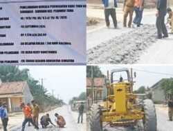 Bina Marga PUPR Tulangbawang Sebut Matrial Proyek Belum Sepenuhnya Dipantau Maksimal.